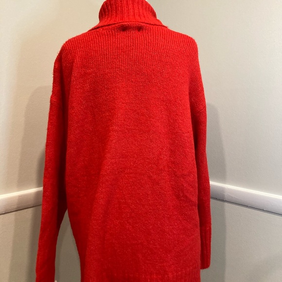 NWT Women’s Red Sweater, Classic Top, Plus Size, New, Turtleneck - Picture 6 of 9